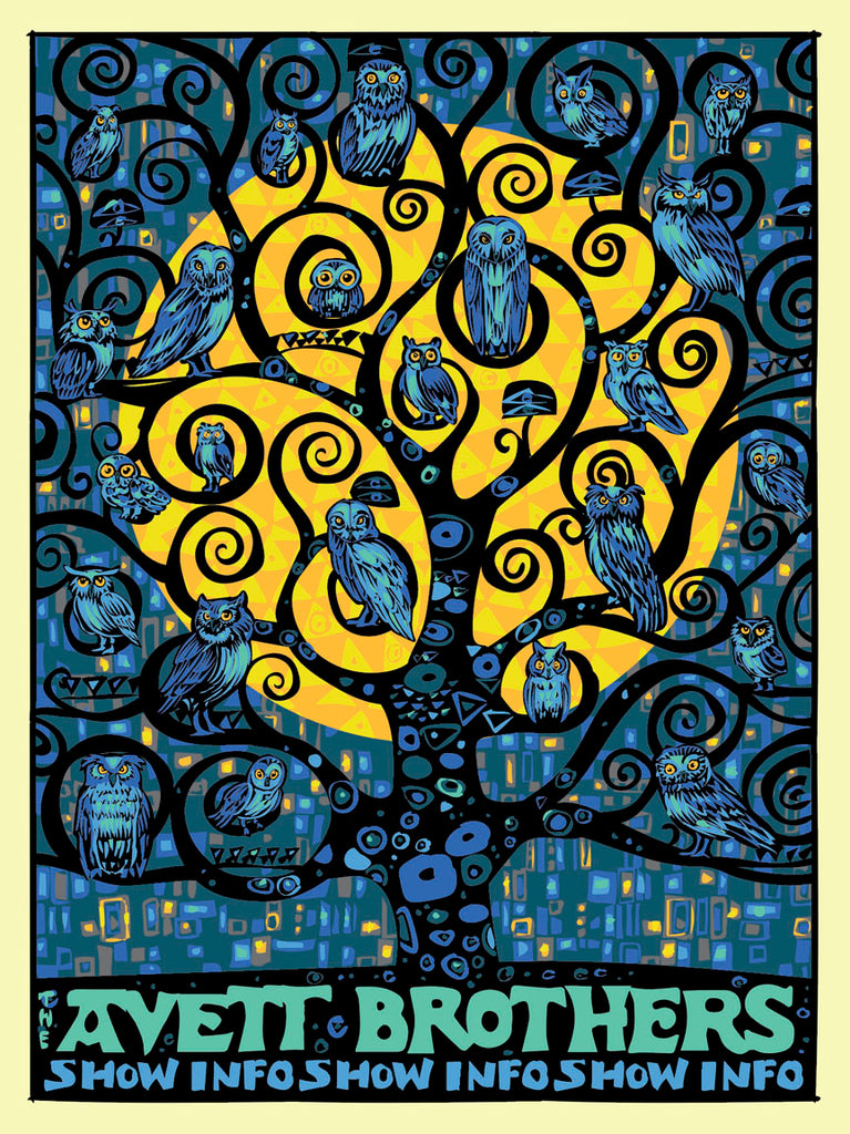 Avett Brothers - Klimt tree