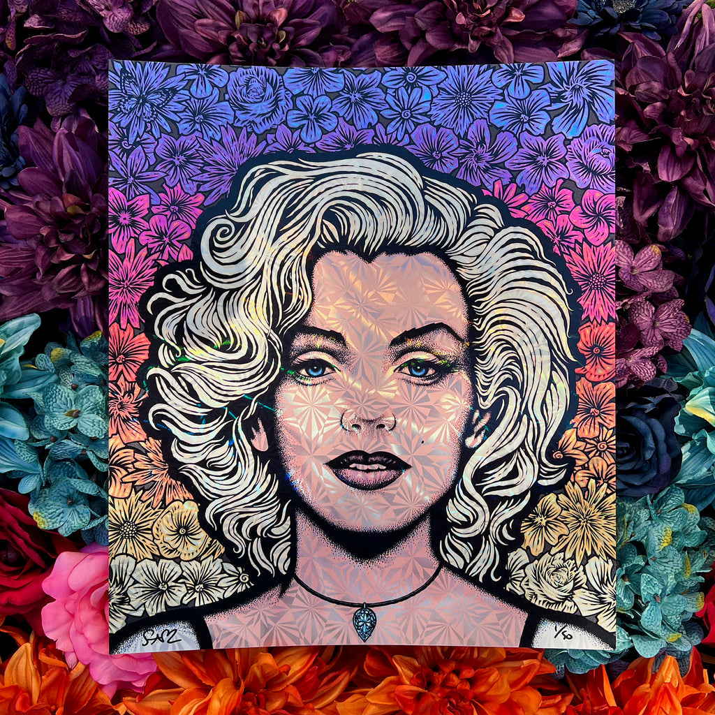 Marilyn Monroe Andy Warhol silkscreen Todd Slater SwissQ Blonde