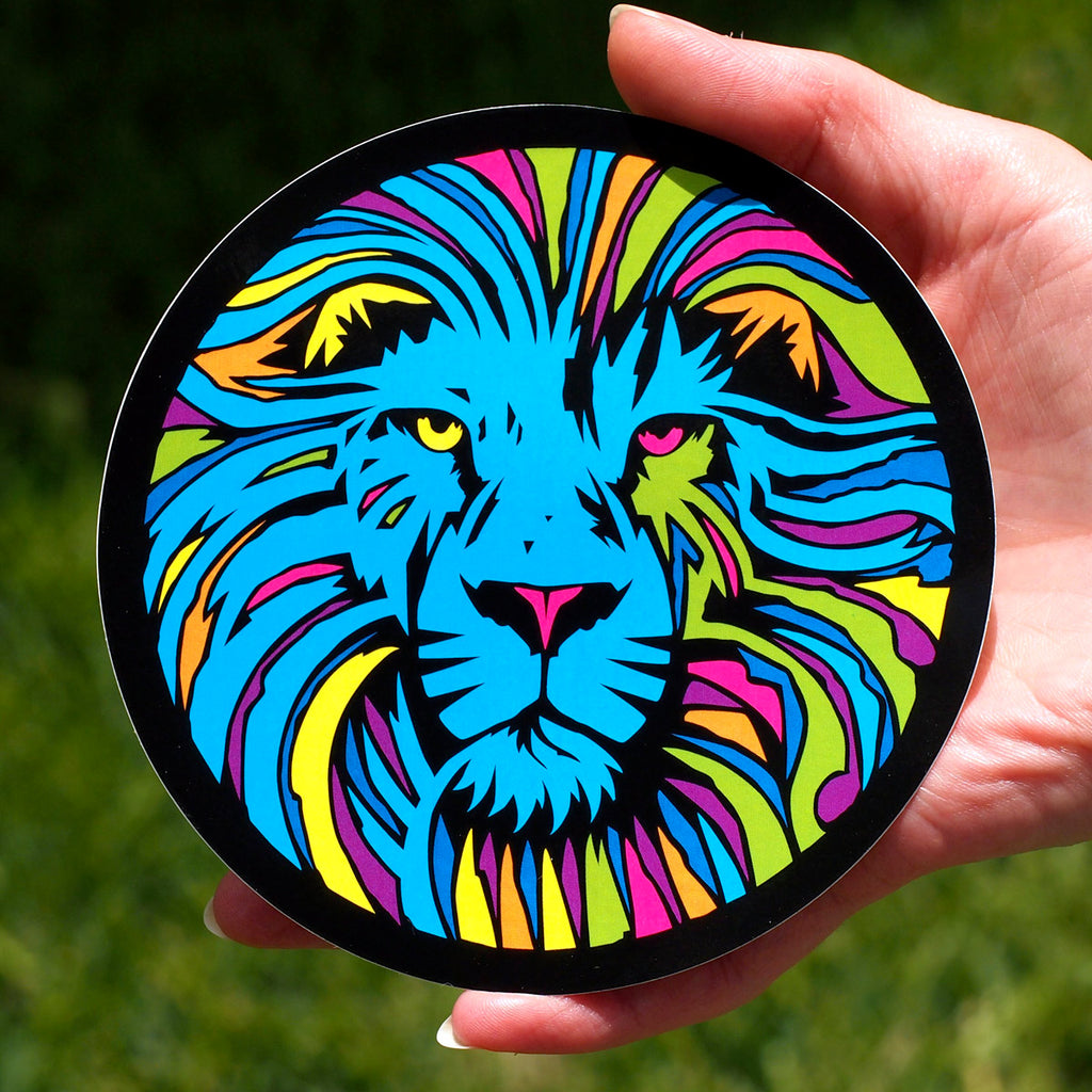 Sticker set - Elephant, Lion, Triceratops