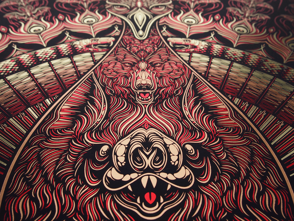 Strange Attraction 4 - crimson red