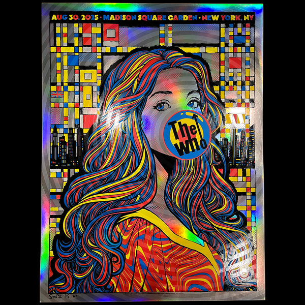 rainbow foil - The WHO - NYC - edition of 8