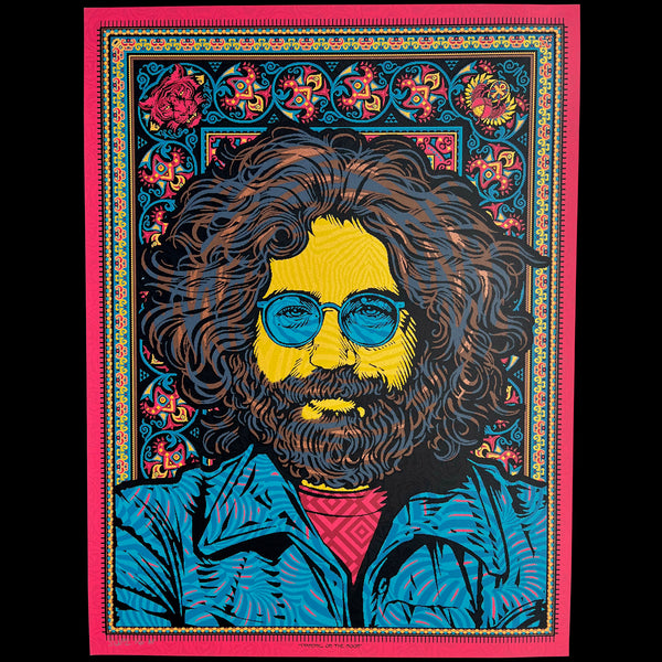 Jerry Garcia Grateful Dead poster silkscreen Todd Slater rug greatest art of all time